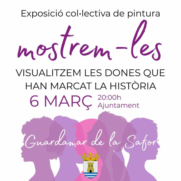 Guardamar de la Safor visibiliza a mujeres que han marcado la historia con una exposición colectiva