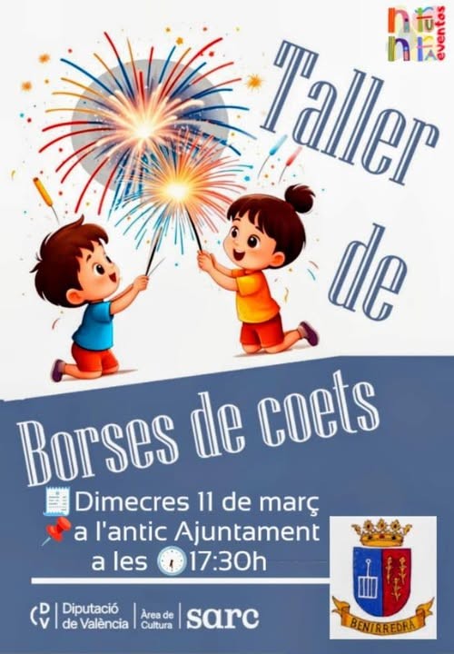 Benirredrà organiza taller para crear bolsas ligeras y seguras para cohetes