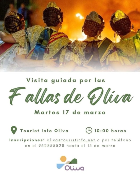 Oliva recorre sus Fallas con una visita guiada desde la oficina de turismo