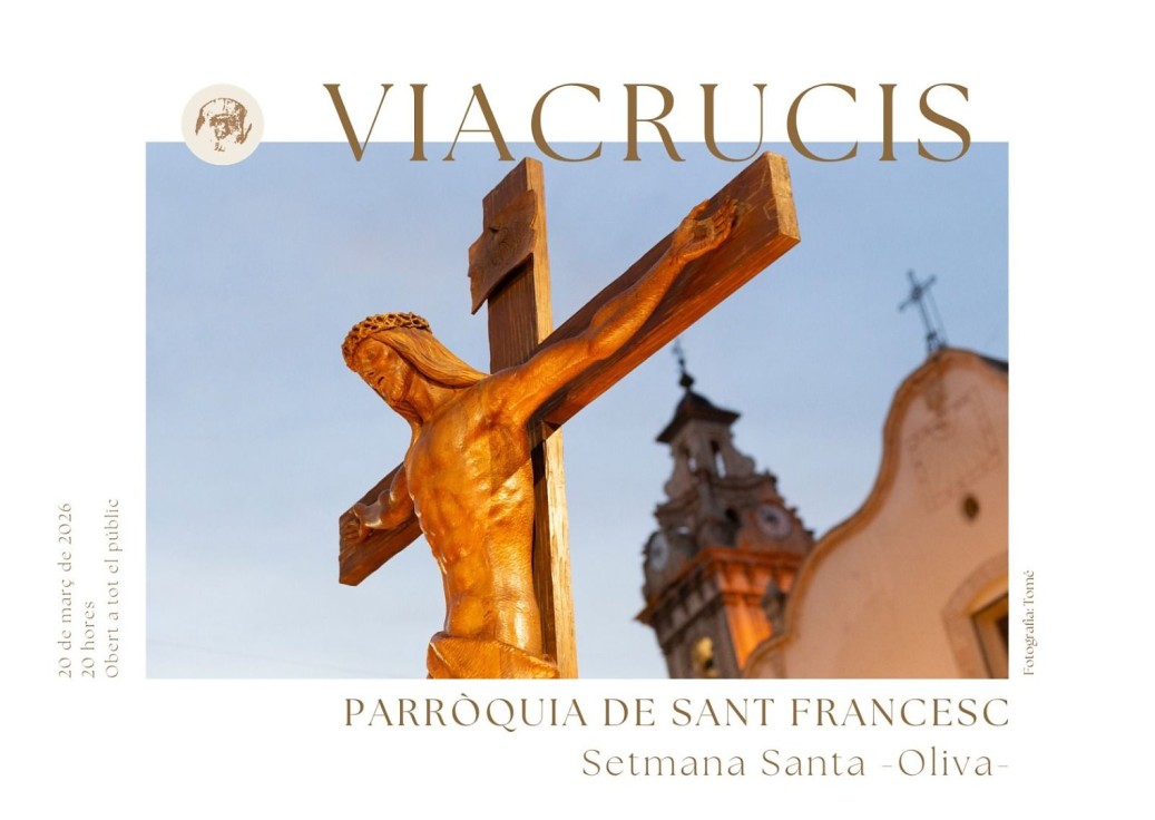 Oliva celebra el Vía Crucis en la iglesia de San Francisco de Asís