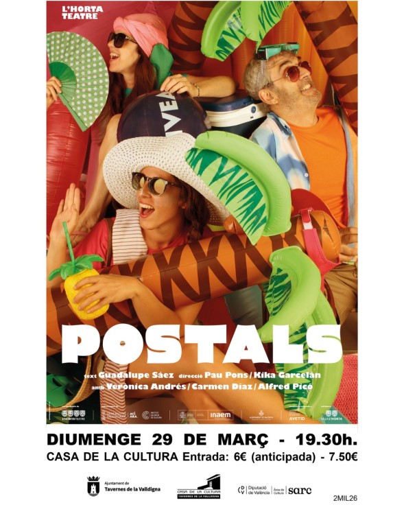 Tavernes de la Valldigna celebra el Día Mundial del Teatro con una doble propuesta escénica