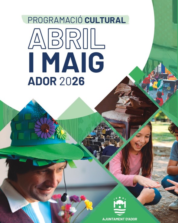 Ador presenta su programación cultural de abril y mayo con actividades para todos los públicos