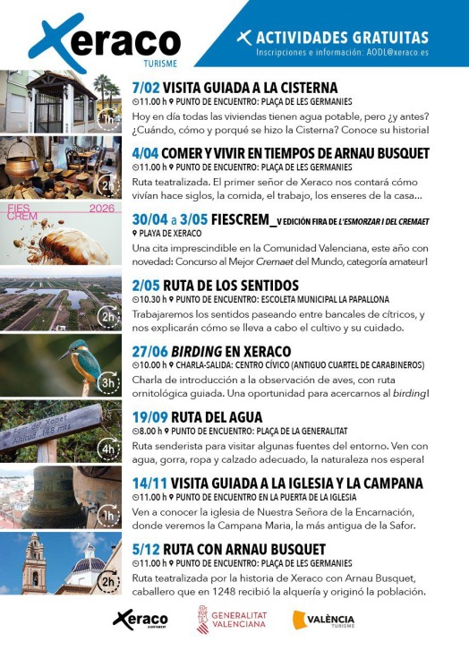 Xeraco organiza una ruta teatralizada sobre la vida en tiempos de Arnau Busquet