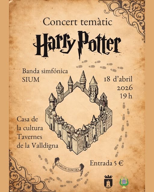 Tavernes de la Valldigna vuelve a programar el concierto sinfónico inspirado en Harry Potter