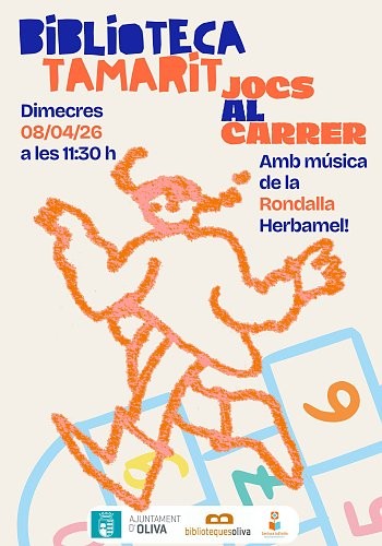 Oliva celebra una jornada de "Jocs al carrer" en la Biblioteca Tamarit