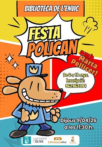 Oliva organiza una Fiesta Polican para público infantil en la Biblioteca l’Envic