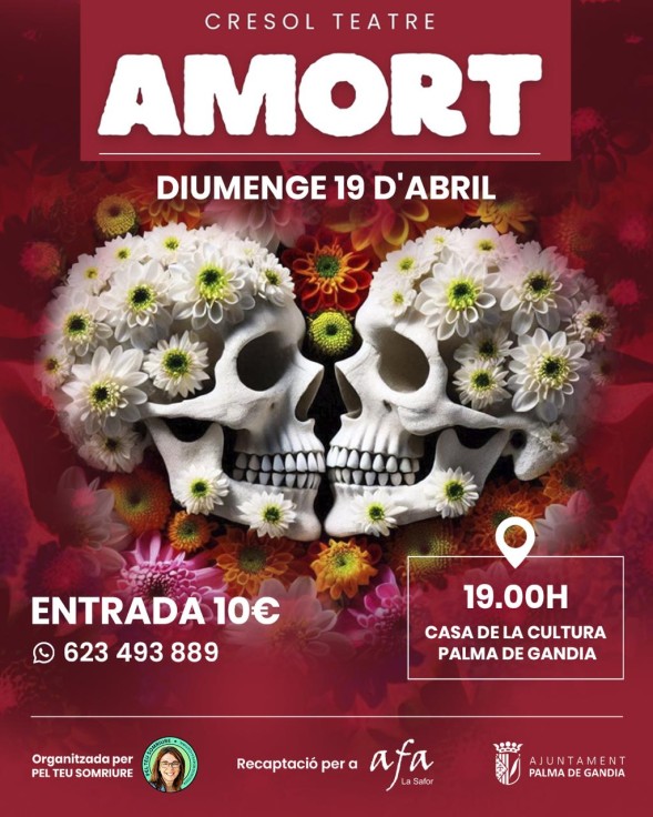 Palma de Gandia presenta la comedia que une amor y muerte