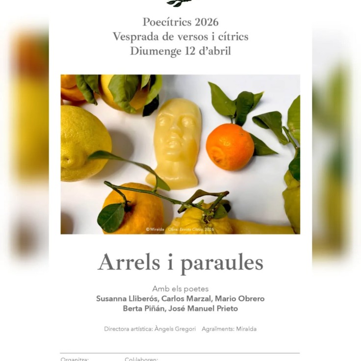 Palmera celebra la cuarta edición de Poecítrics entre poesía y paisaje mediterráneo