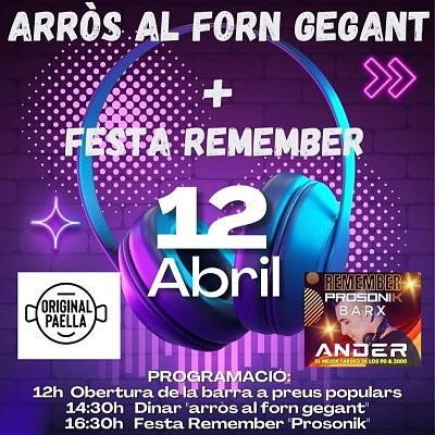 Barx celebra una jornada festiva con arroz gigante y música remember en el carrer Major