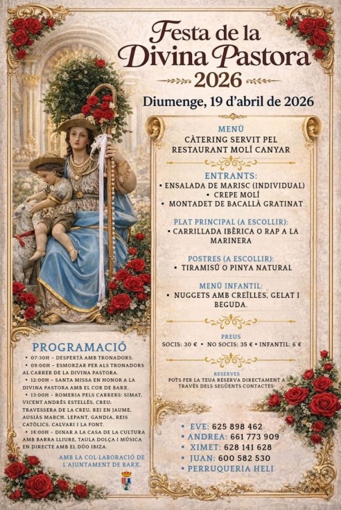 Barx celebra la Festa de la Divina Pastora