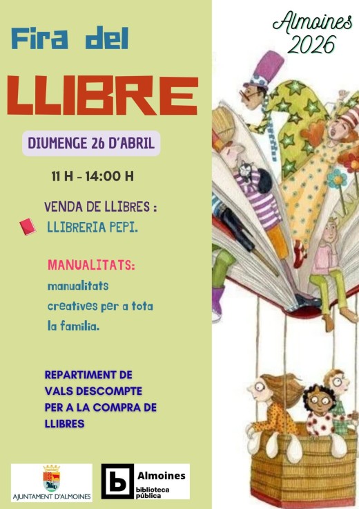 Almoines celebra la Semana del Día del Libro con actividades para toda la comunidad