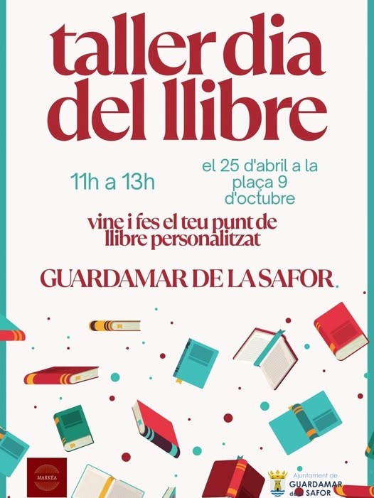 Guardamar de la Safor celebra el Día del Libro con un taller creativo para toda la familia