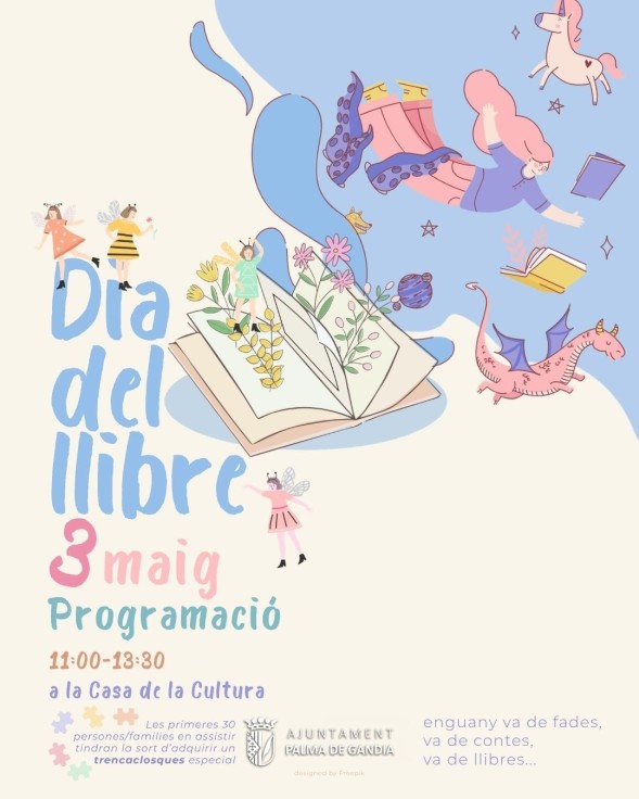 Palma de Gandia celebra una jornada literaria con magia, cuentos y actividades para toda la familia