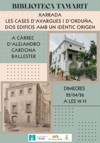 Oliva inicia el ciclo de Charlas Culturales en la Biblioteca de Tamarit con un recorrido por el patrimonio local