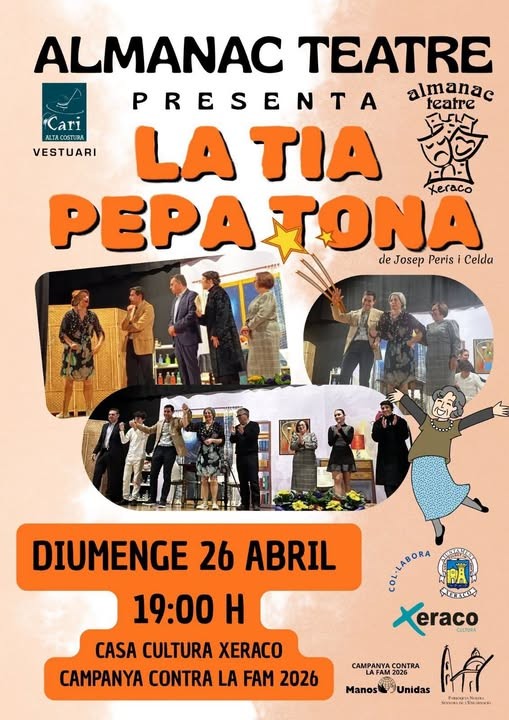 Xeraco presenta La Tía Pepa Tona en la Casa de la Cultura