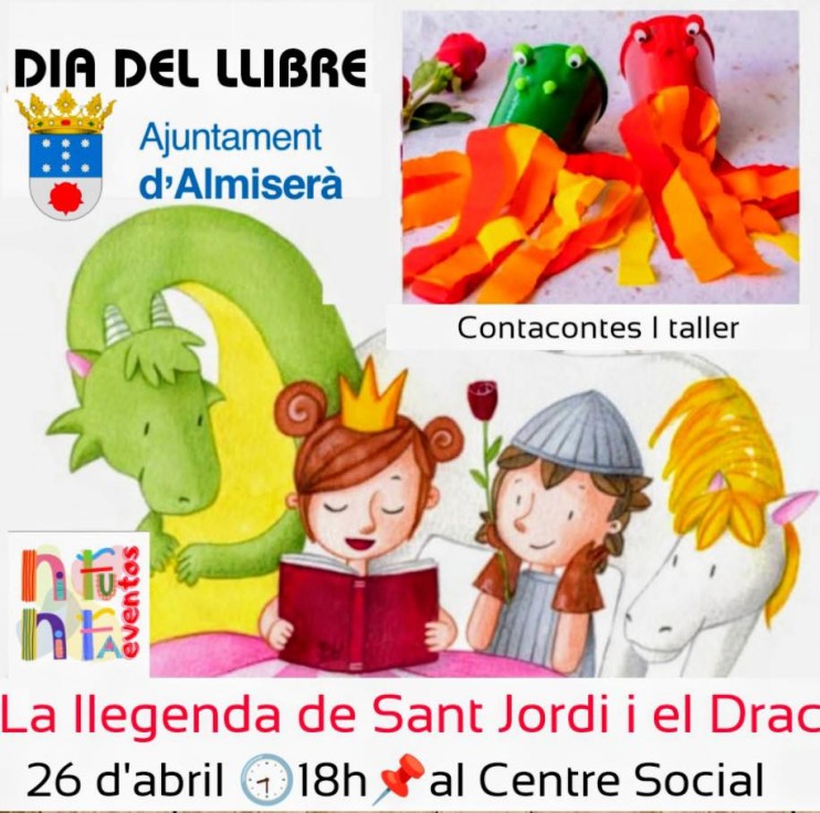 Almiserà celebra Sant Jordi con actividades infantiles en el Centro Social