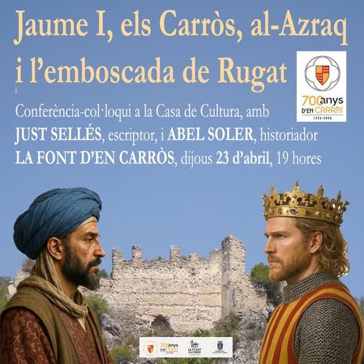 La Font d’en Carròs programa una conferencia histórica sobre Jaume I, los Carròs y al-Azraq