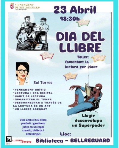 Bellreguard celebra el Día del Libro con un taller para fomentar la lectura por placer