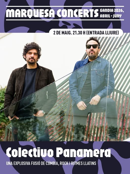 Gandia programa un concierto de Colectivo Panamera con entrada libre en la Casa de Cultura Marqués de González de Quirós