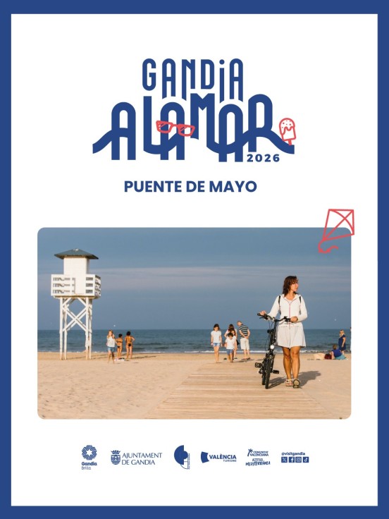 Gandia impulsa el ocio en la playa con una amplia programación durante el puente de mayo