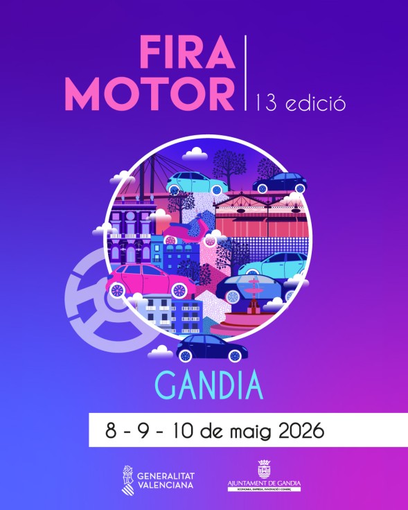 Gandia celebra la XIII Feria del Motor con 33 marcas y más de 20.000 m² de exposición