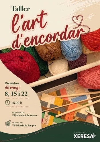 Xeresa impulsa la creatividad con el taller El arte de encordar en la Casa de la Cultura