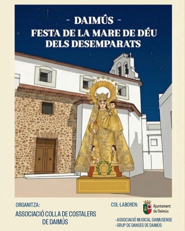Daimús celebra la Fiesta de la Virgen de los Desamparados 2026