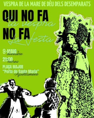 Gandia celebra la Vespra de la Mare de Déu dels Desemparats en la Plaza Mayor