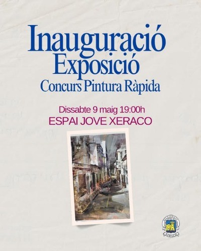 Xeraco inaugura la exposición del concurso de pintura rápida sobre sus alrededores