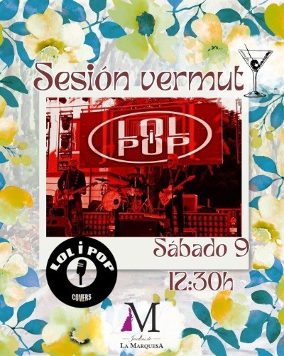 Gandia llena de música y vermut los Jardins de la Marquesa con Lol i Pop Covers