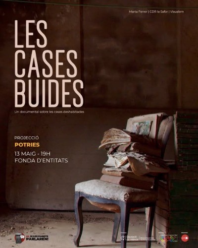 Potries reflexiona sobre la despoblación urbana con la proyección del documental Les Cases Buides