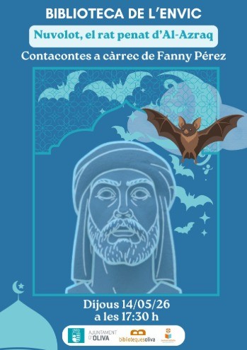Oliva presenta una nueva sesión de cuentacuentos con “Nuvolot, el murciélago de Al-Azraq” en la Biblioteca de l’Envic