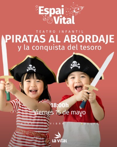 El CC La Vital de Gandia apuesta por la educación ambiental con un espectáculo infantil lleno de magia y aventuras piratas