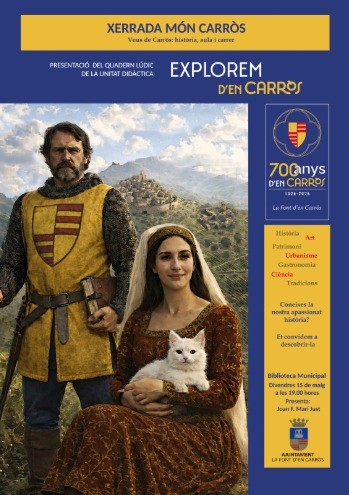 La Font d’en Carròs impulsa la divulgación de su historia con una actividad educativa por el 700 aniversario del municipio