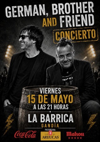 Gandia acoge una noche de música en directo con los grandes éxitos de los 80 y 90