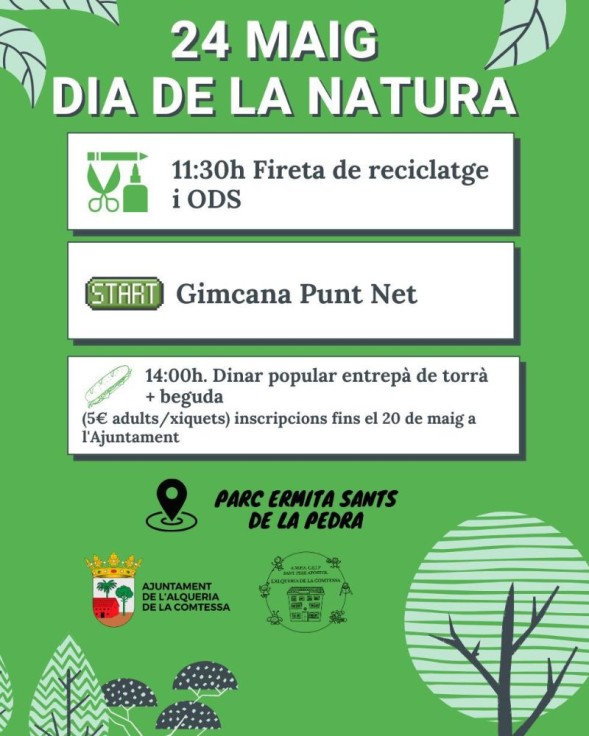 L’Alqueria de la Comtessa celebra el Día de la Naturaleza con actividades educativas y participativas para todas las edades