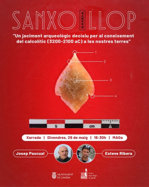 Gandia pone en valor el yacimiento de Sanxo Llop en el Museo Arqueológico MAGa