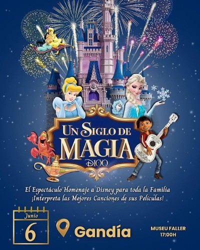 Gandia presenta el espectáculo musical “Un Siglo de Magia” en el Museu Faller