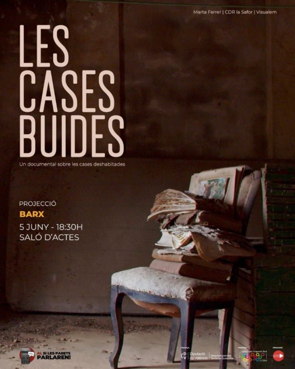 Barx proyecta el documental sobre la despoblación rural “Les Cases Buides” en el Salón de Plenos del Ayuntamiento