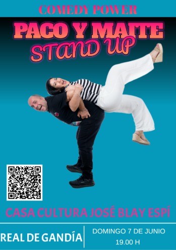Real de Gandia disfruta de una noche de humor con Paco y Maite y su exitoso espectáculo de stand-up