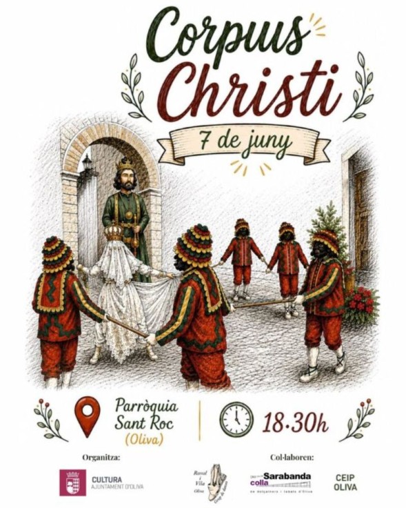Oliva pone en valor su tradición y patrimonio cultural con la celebración del Corpus Christi