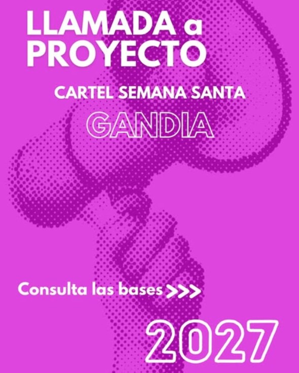 Gandia convoca el III Concurso del Cartel Anunciador de la Semana Santa 2027