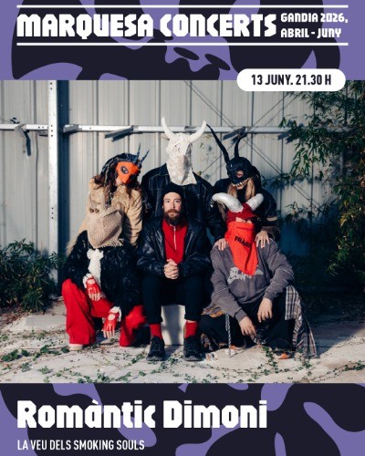Gandia incorpora el sonido post-punk de Romàntic Dimoni a la programación de los Marquesa Concerts