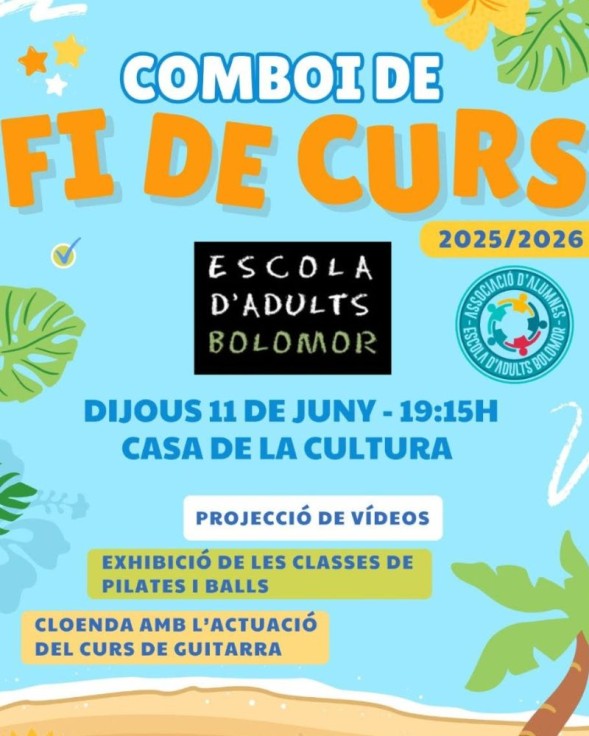 Tavernes de la Valldigna celebra el fin de curso de la Escola d’Adults Bolomor con música, exhibiciones y convivencia