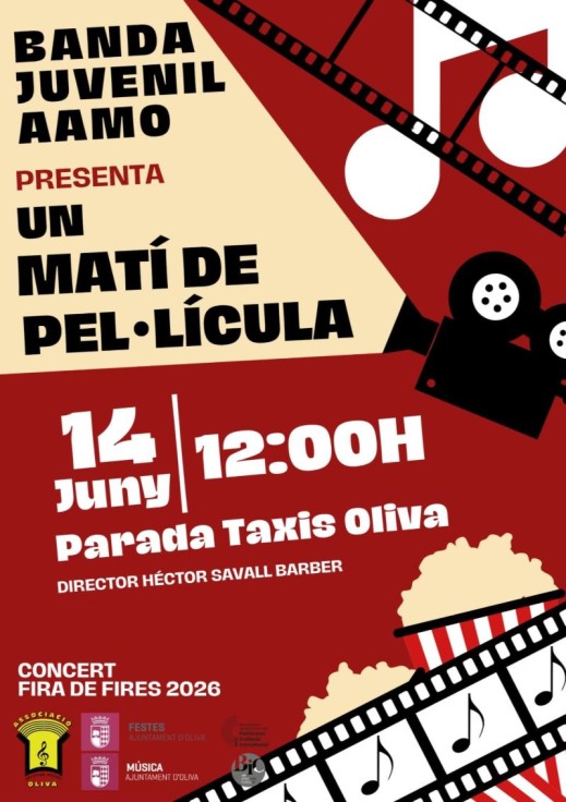 Oliva presenta el concierto cinematográfico de la Banda Juvenil AAMO dentro de la Fira de Fires 2026