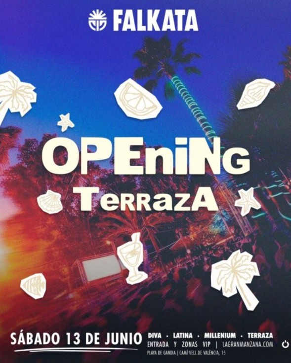 Gandia inaugura la temporada de verano con la apertura de la terraza de Falkata