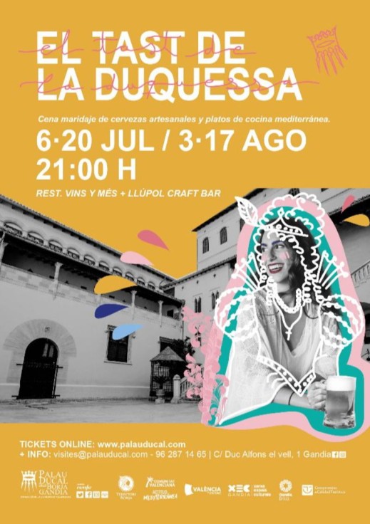 Gandia celebra una nueva edición de El Tast de la Duquessa en el Palau Ducal