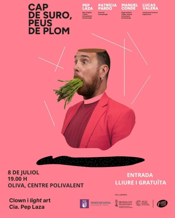 Oliva presenta el espectáculo Cap de suro, peus de plom
