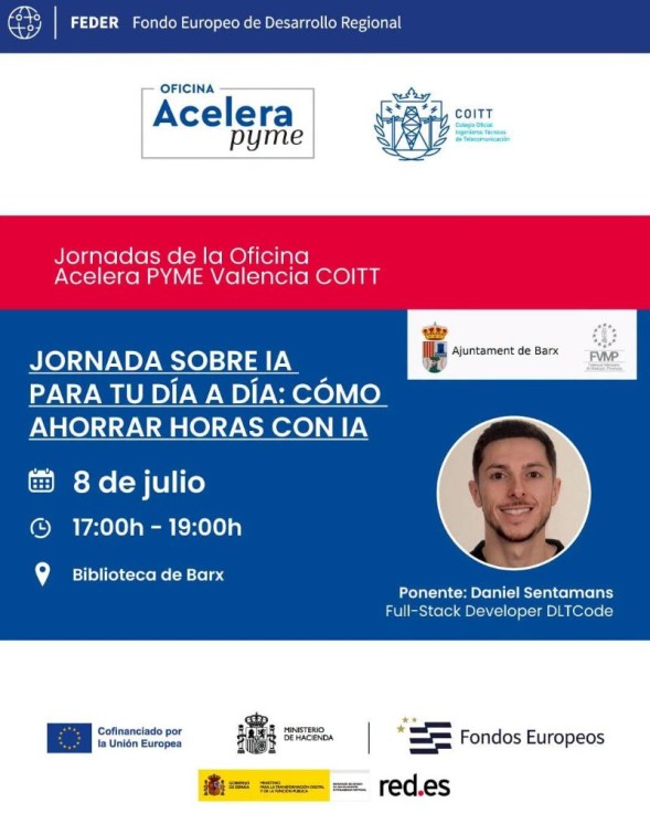 Barx organiza una jornada para aprender a ahorrar tiempo con inteligencia artificial