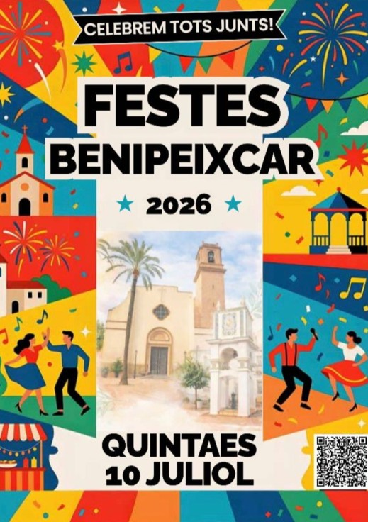 Benipeixcar celebra cuatro días de fiestas patronales con música, tradición y actos para todos los públicos